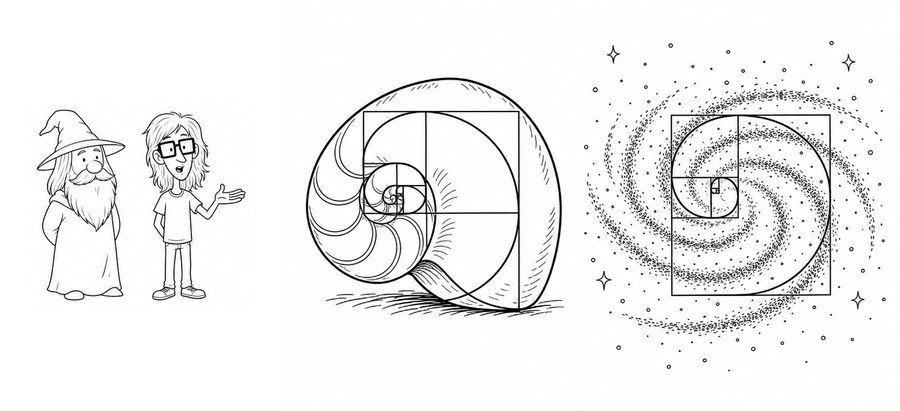 The Wizard explains Fibonacci to Silas